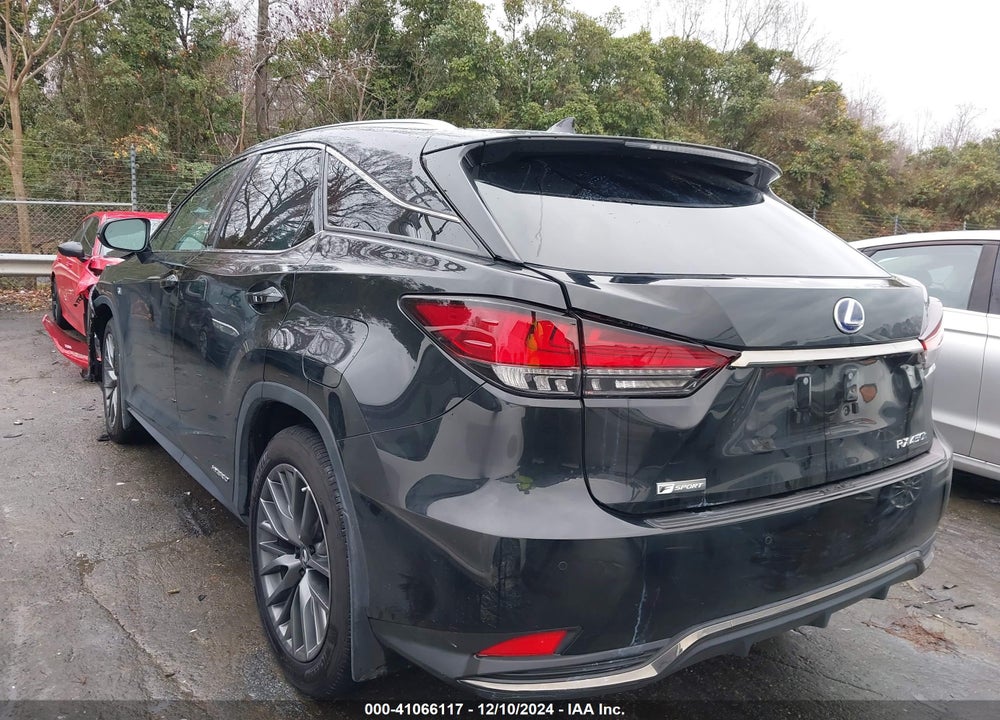 2022 LEXUS RX 450H F SPORT HANDLING VIN: 2T2YGMDA0NC090381