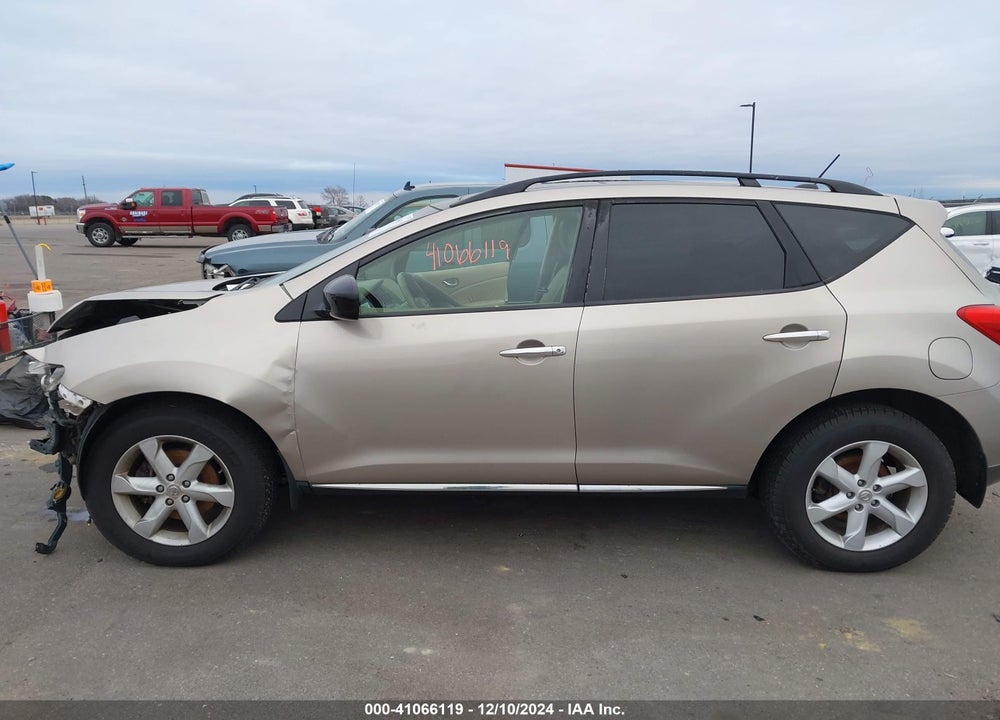 2009 NISSAN MURANO SL VIN: JN8AZ18W39W153673