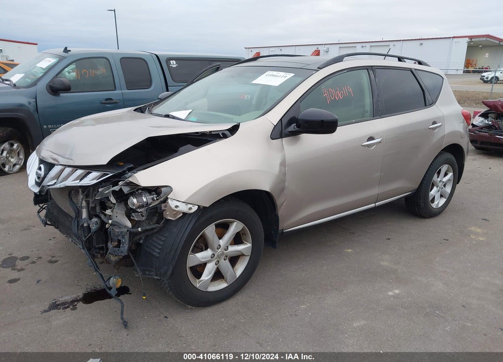 2009 NISSAN MURANO SL VIN: JN8AZ18W39W153673