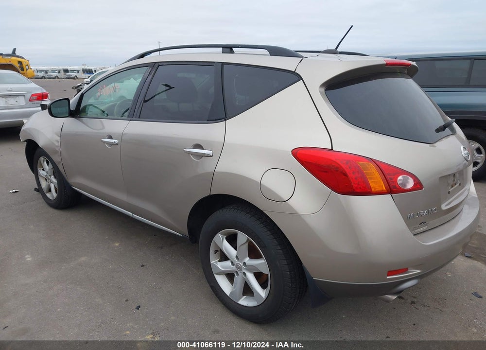 2009 NISSAN MURANO SL VIN: JN8AZ18W39W153673