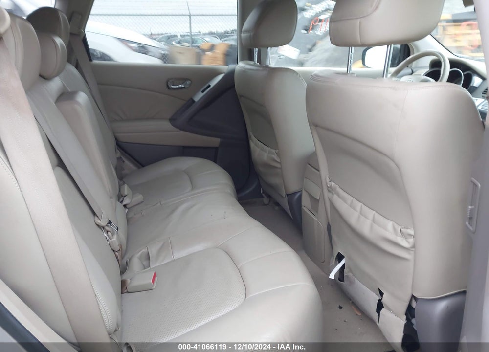 2009 NISSAN MURANO SL VIN: JN8AZ18W39W153673