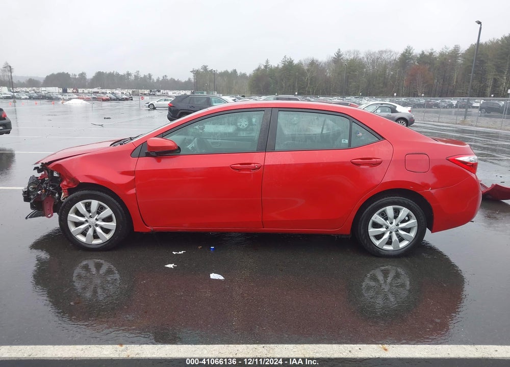 2015 TOYOTA COROLLA LE VIN: 2T1BURHE5FC321743