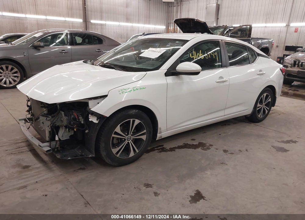 2021 NISSAN SENTRA VIN: 3N1AB8CV1MY323184