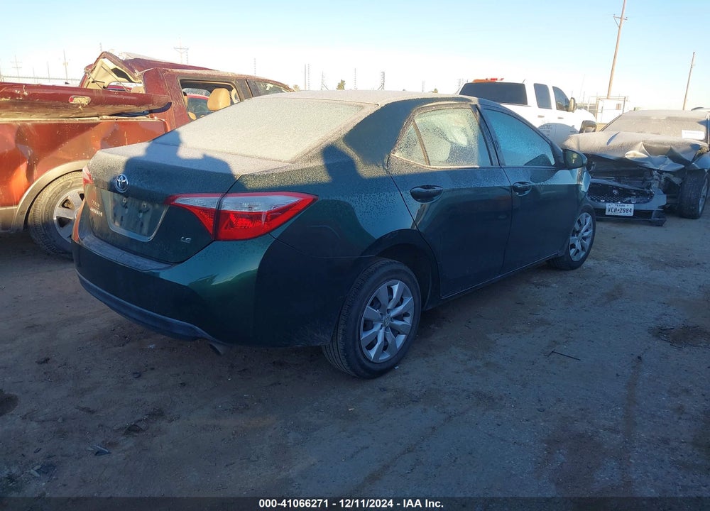 2014 TOYOTA COROLLA LE VIN: 5YFBURHE1EP049495