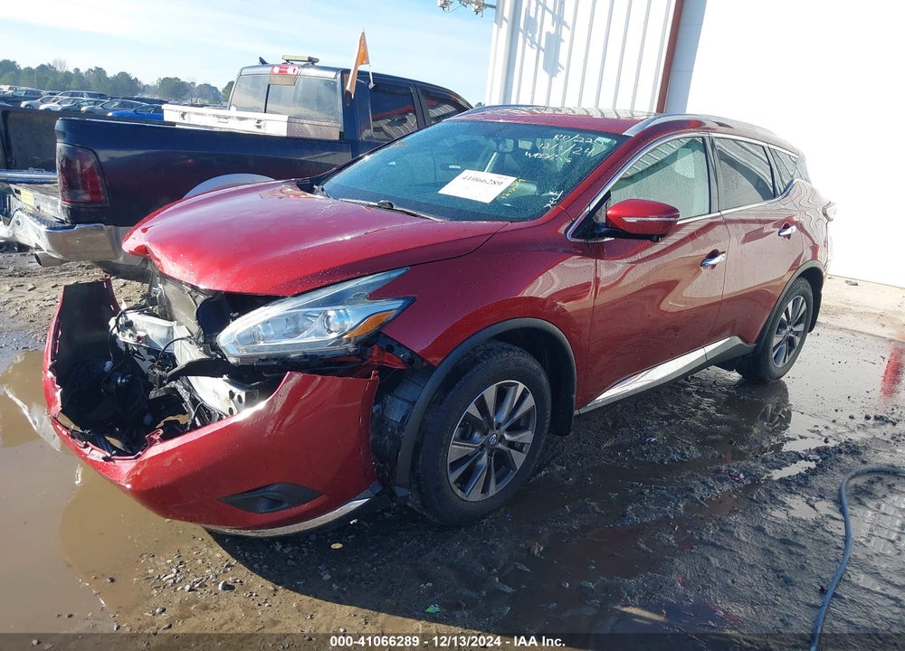 2015 NISSAN MURANO SL VIN: 5N1AZ2MHXFN252240