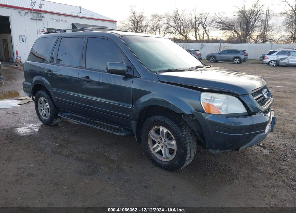 2004 HONDA PILOT EX-L VIN: 2HKYF18554H583102