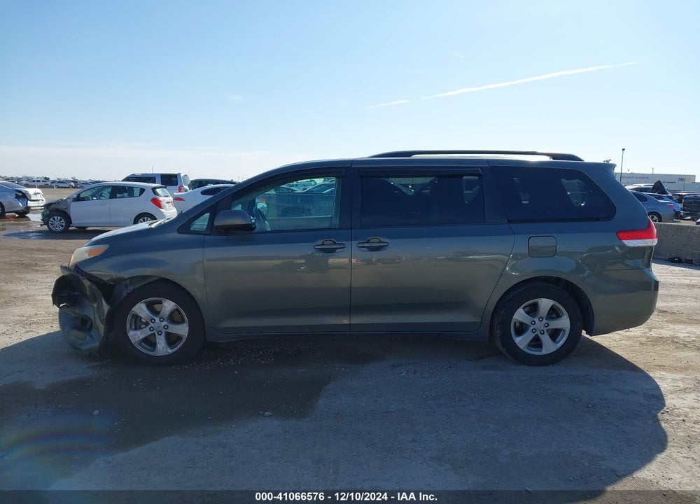 2012 TOYOTA SIENNA LE V6 8 PASSENGER VIN: 5TDKK3DC7CS230502