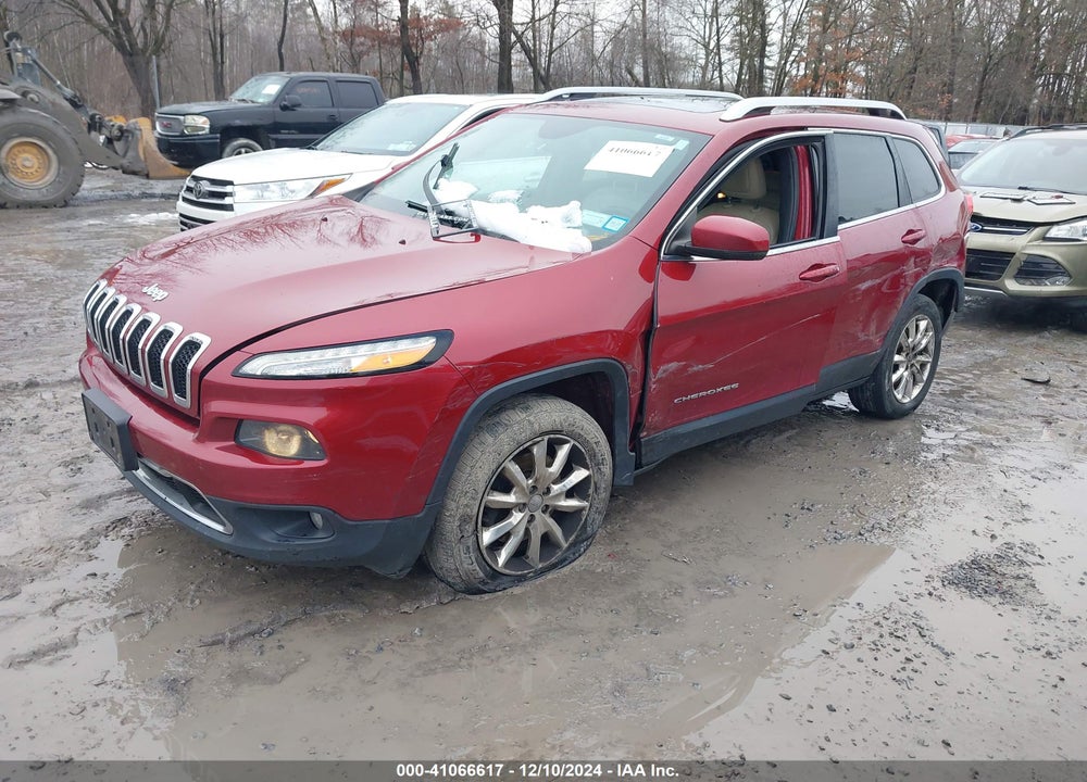 2016 JEEP CHEROKEE LIMITED VIN: 1C4PJMDS2GW119321