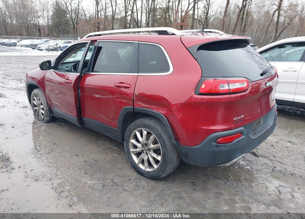 2016 JEEP CHEROKEE LIMITED VIN: 1C4PJMDS2GW119321
