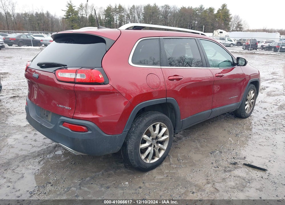 2016 JEEP CHEROKEE LIMITED VIN: 1C4PJMDS2GW119321