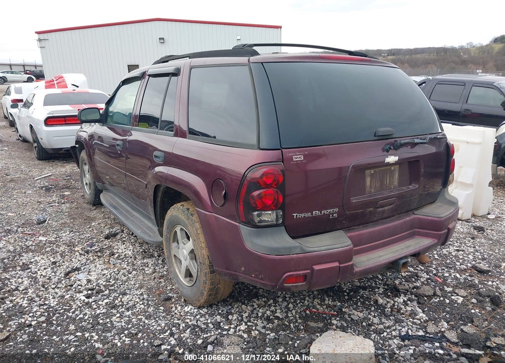 2006 CHEVROLET TRAILBLAZER LS VIN: 1GNDS13S362275297