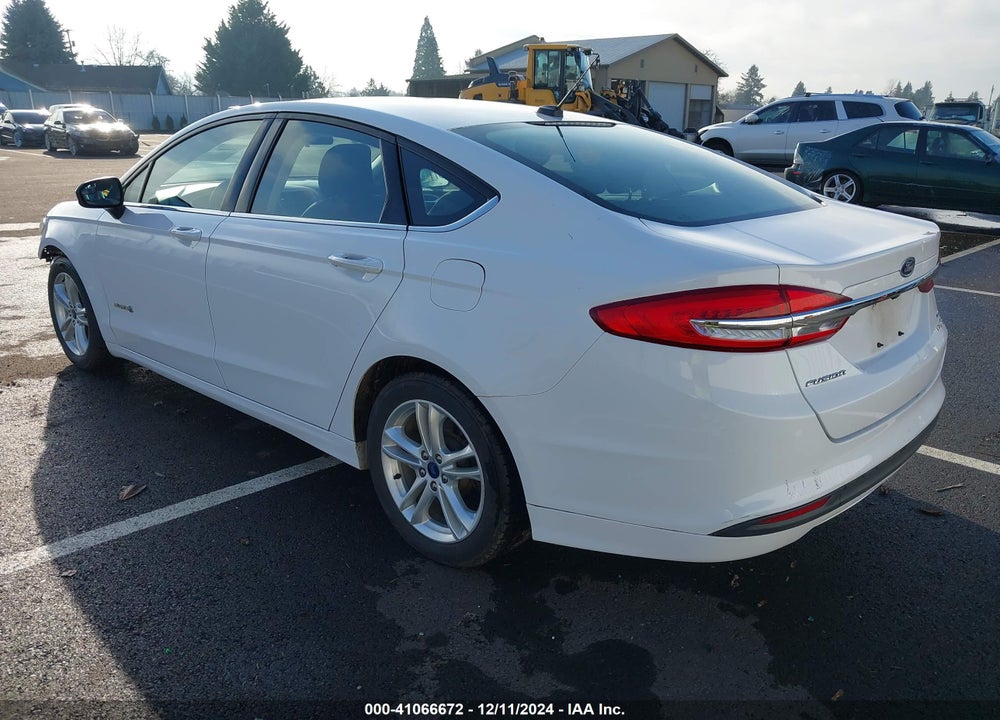 2018 FORD FUSION HYBRID VIN: 3FA6P0LU4JR269467