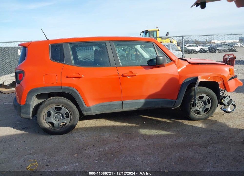 2018 JEEP RENEGADE SPORT 4X4 VIN: ZACCJBAB9JPJ00449