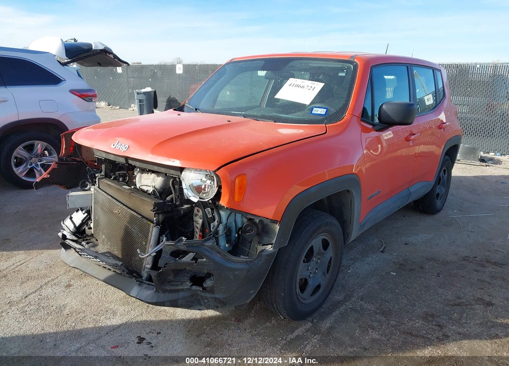 2018 JEEP RENEGADE SPORT 4X4 VIN: ZACCJBAB9JPJ00449