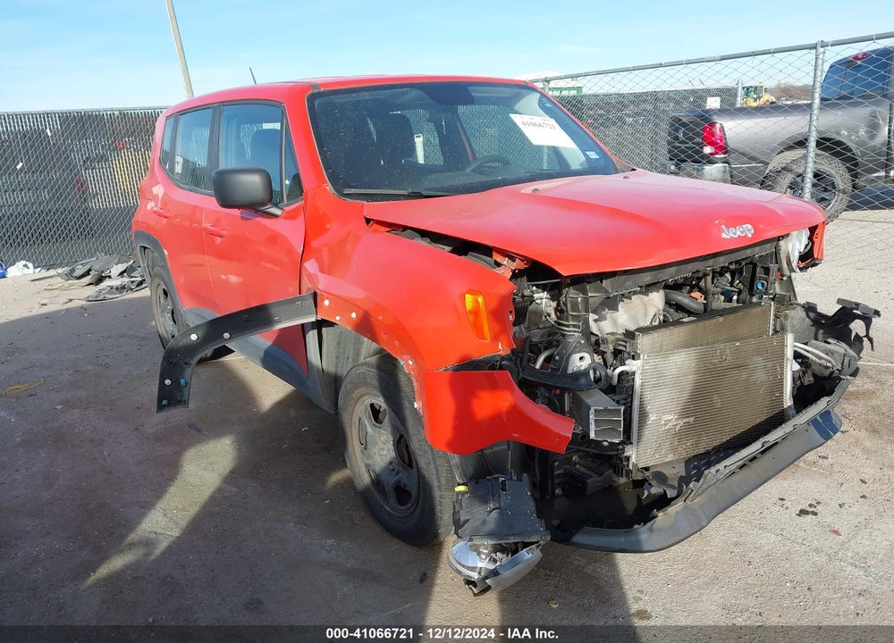 2018 JEEP RENEGADE SPORT 4X4 VIN: ZACCJBAB9JPJ00449