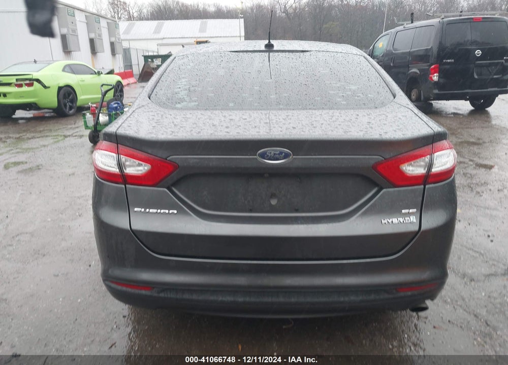 2016 FORD FUSION HYBRID SE VIN: 3FA6P0LU1GR305379