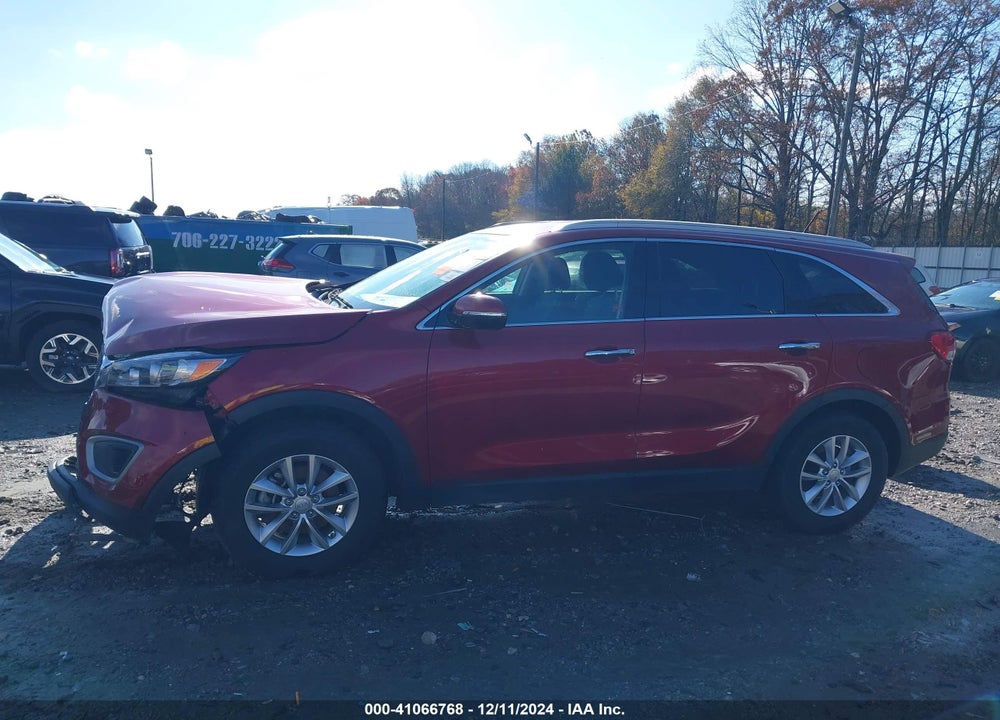 2016 KIA SORENTO 3.3L LX VIN: 5XYPG4A57GG129837