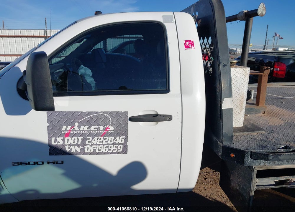2013 CHEVROLET SILVERADO 3500HD CHASSIS WORK TRUCK VIN: 1GB3CZC82DF196959