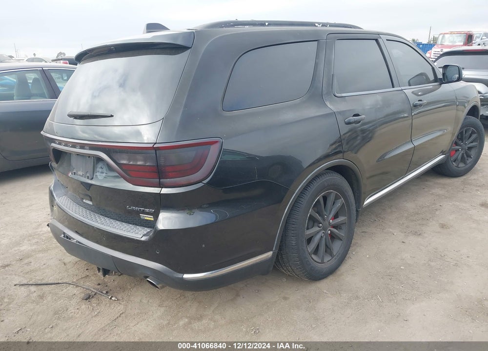 2014 DODGE DURANGO LIMITED VIN: 1C4RDHDG0EC481343