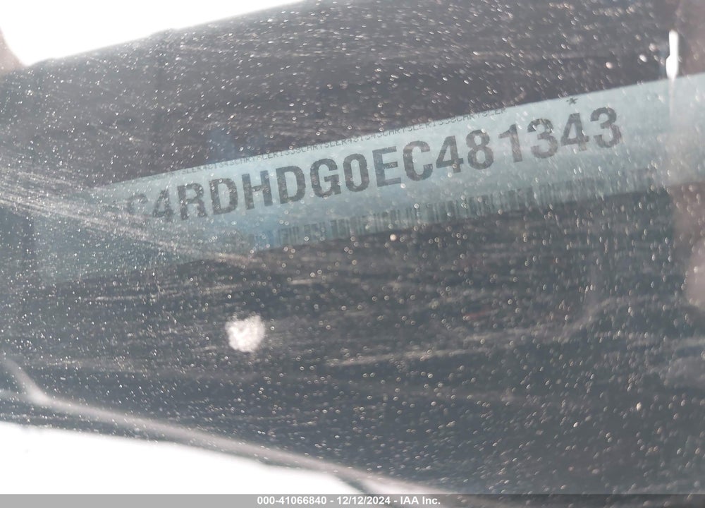 2014 DODGE DURANGO LIMITED VIN: 1C4RDHDG0EC481343