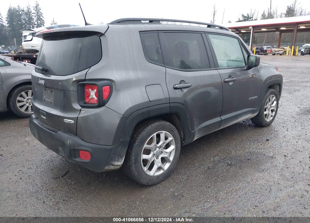 2018 JEEP RENEGADE LATITUDE FWD VIN: ZACCJABB9JPH83376