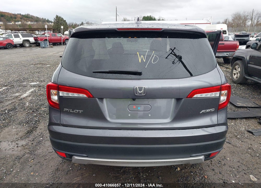 2022 HONDA PILOT AWD EX-L VIN: 5FNYF6H57NB038144
