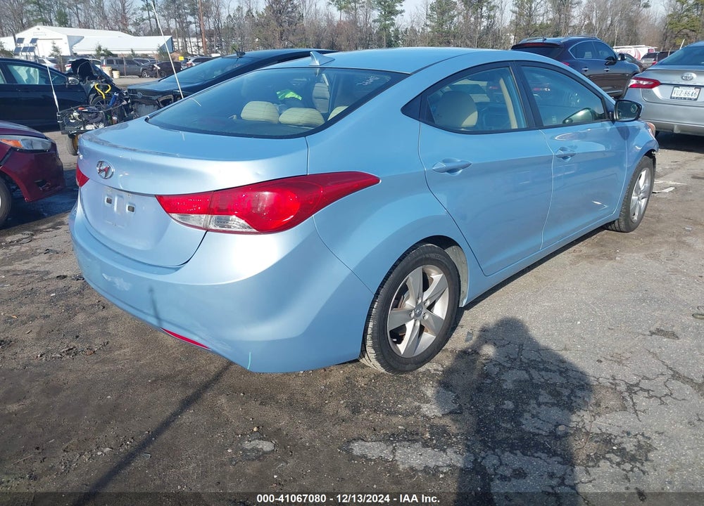 2011 HYUNDAI ELANTRA GLS (ULSAN PLANT) VIN: KMHDH4AE8BU154765