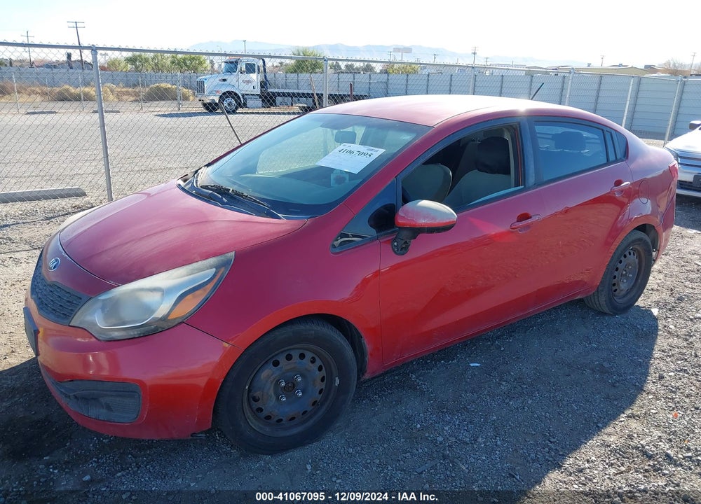 2013 KIA RIO LX VIN: KNADM4A38D6308149