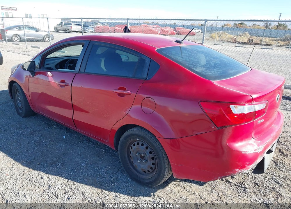 2013 KIA RIO LX VIN: KNADM4A38D6308149