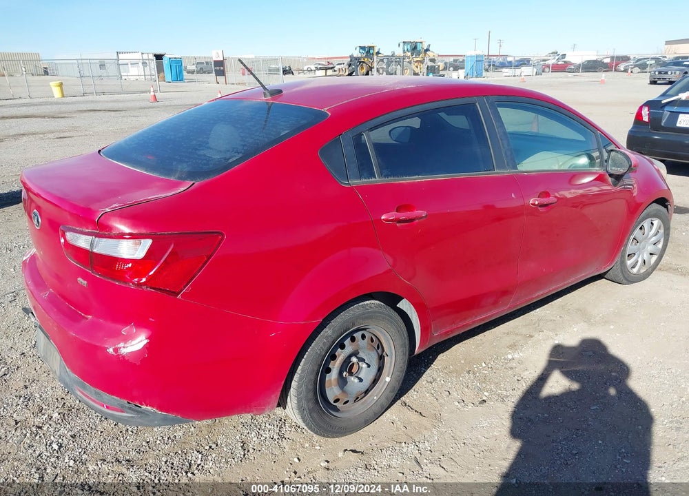 2013 KIA RIO LX VIN: KNADM4A38D6308149