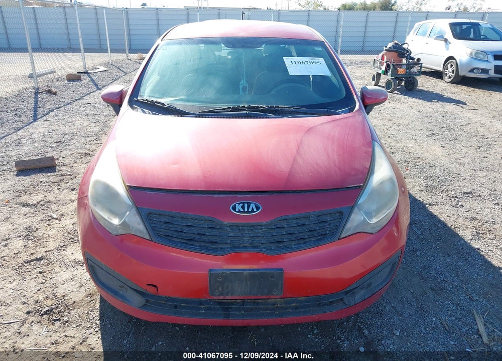 2013 KIA RIO LX VIN: KNADM4A38D6308149
