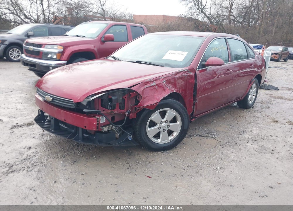 2008 CHEVROLET IMPALA LT VIN: 2G1WT58K781250932