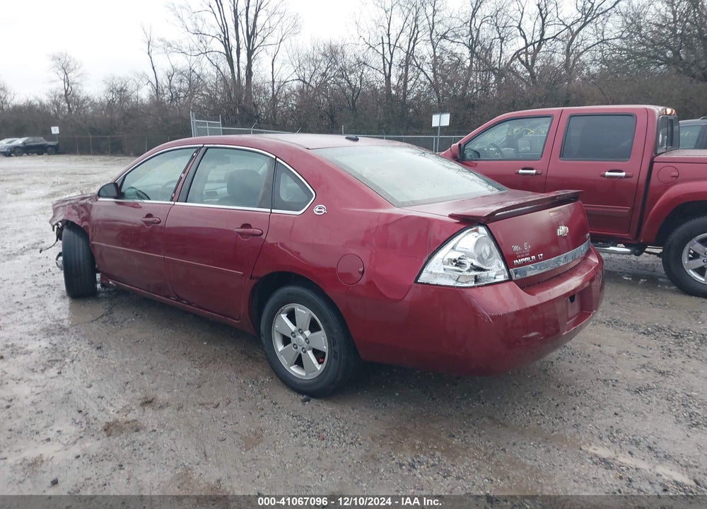 2008 CHEVROLET IMPALA LT VIN: 2G1WT58K781250932