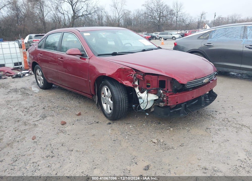 2008 CHEVROLET IMPALA LT VIN: 2G1WT58K781250932