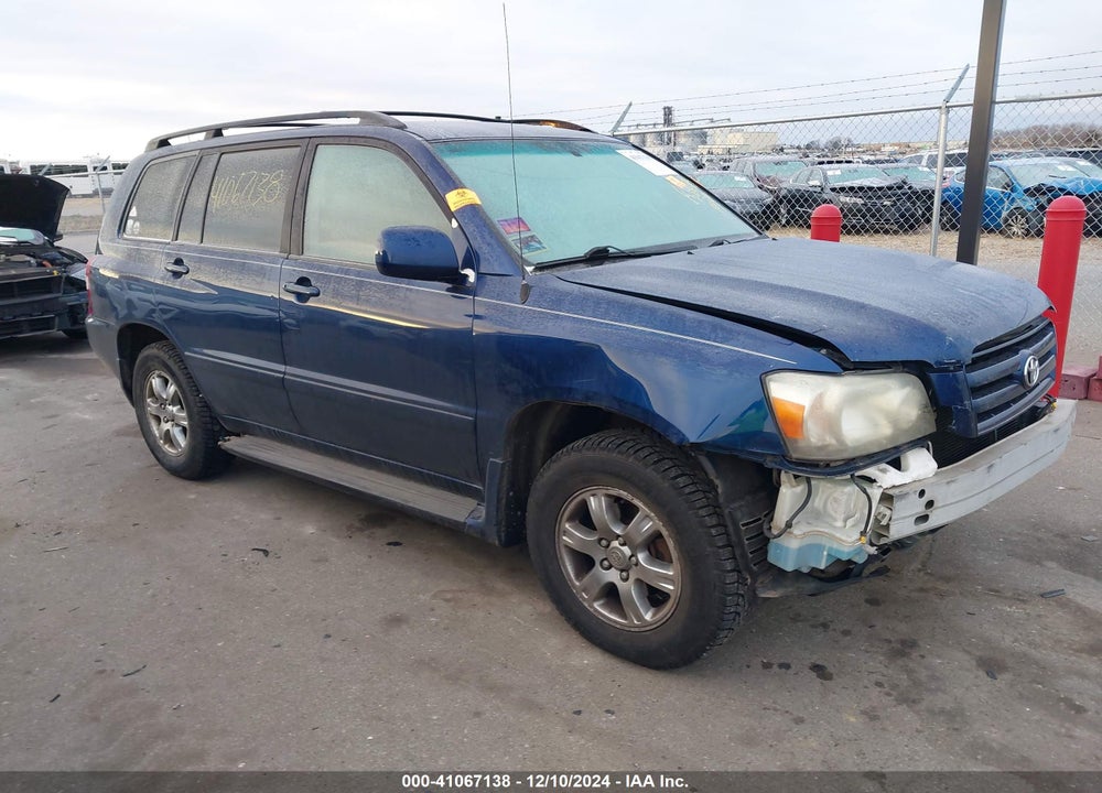 2004 TOYOTA HIGHLANDER V6 VIN: JTEEP21A840053485