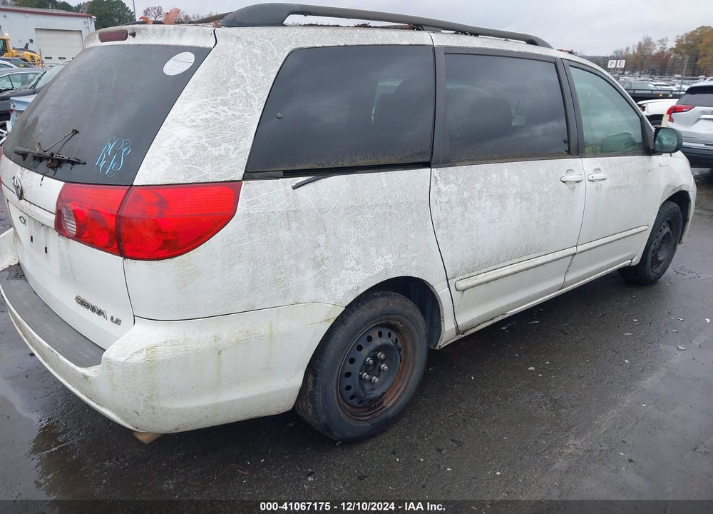 2009 TOYOTA SIENNA LE VIN: 5TDZK23C29S282882