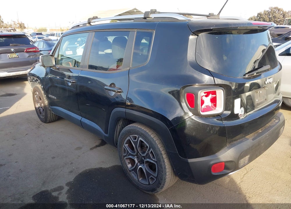2015 JEEP RENEGADE LIMITED VIN: ZACCJADT1FPB78877
