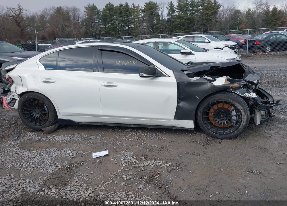 2014 INFINITI Q50 HYBRID SPORT VIN: JN1AV7AR7EM702055