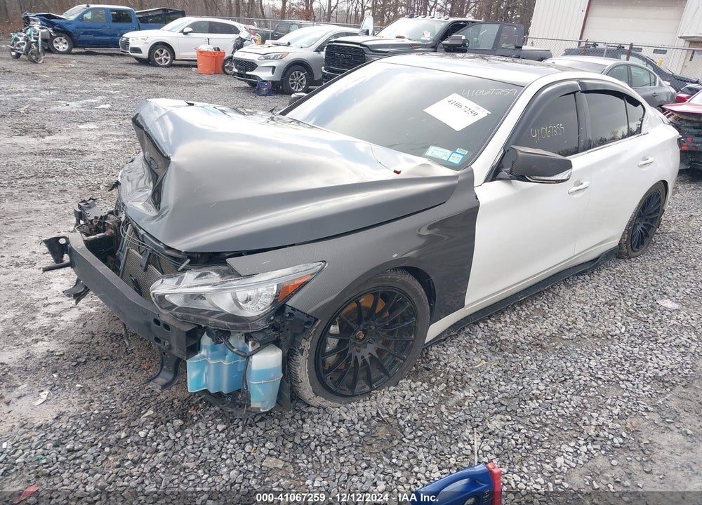 2014 INFINITI Q50 HYBRID SPORT VIN: JN1AV7AR7EM702055