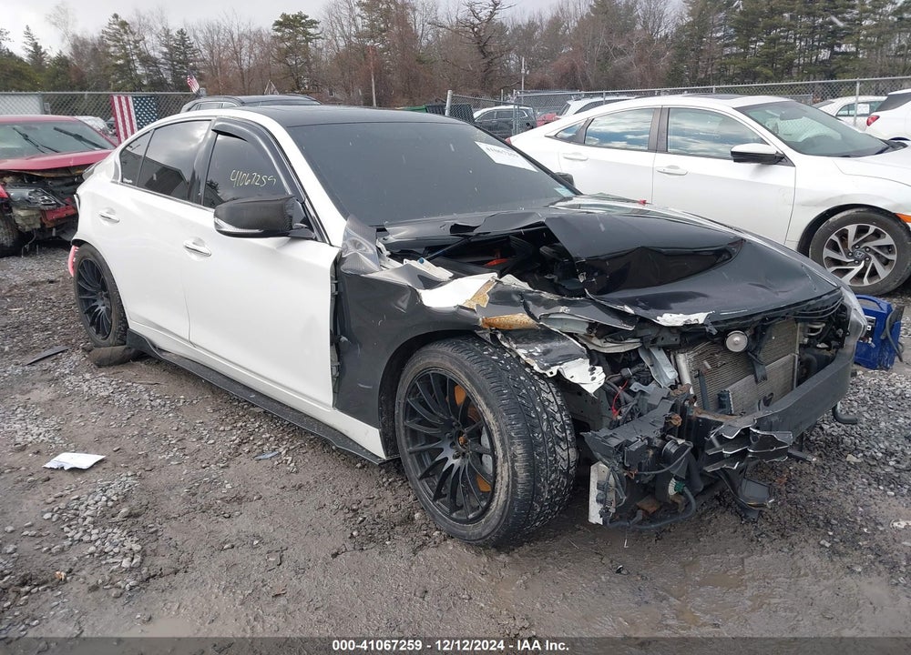 2014 INFINITI Q50 HYBRID SPORT VIN: JN1AV7AR7EM702055
