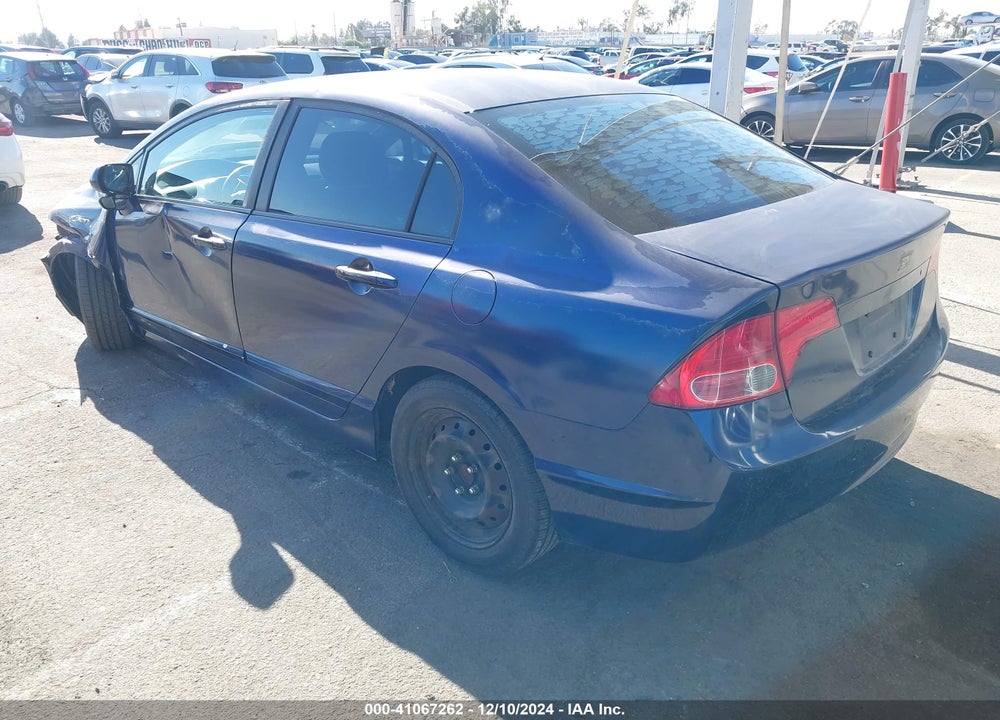 2008 HONDA CIVIC LX VIN: 2HGFA16508H523494