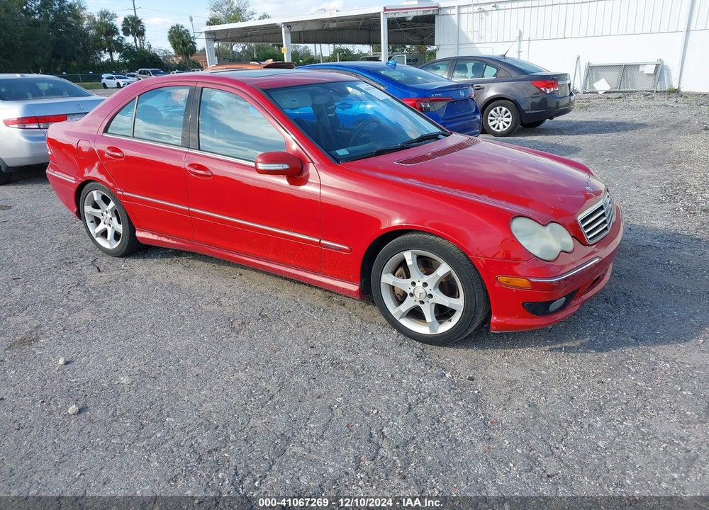 2007 MERCEDES-BENZ C 230 SPORT VIN: WDBRF52H17F927326