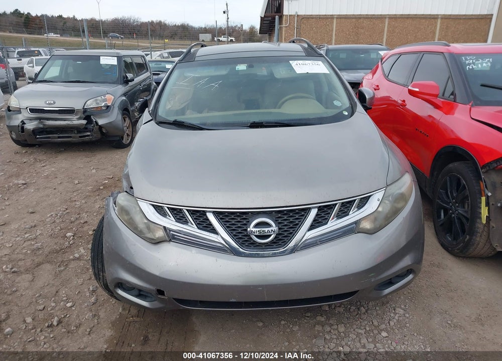 2011 NISSAN MURANO SV VIN: JN8AZ1MU7BW054400