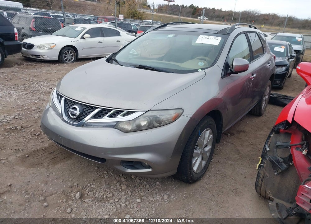 2011 NISSAN MURANO SV VIN: JN8AZ1MU7BW054400