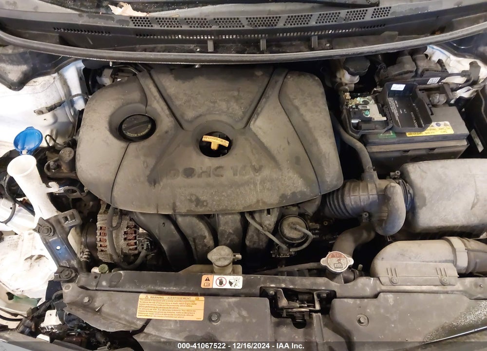 2016 KIA FORTE VIN: KNAFK4A61G5615598