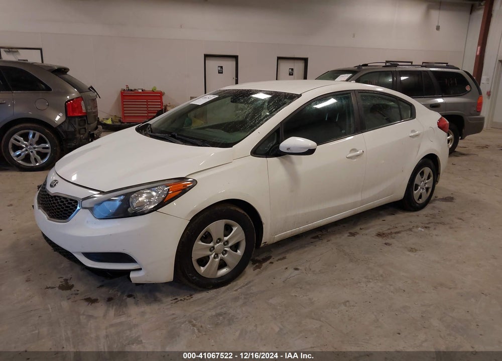 2016 KIA FORTE VIN: KNAFK4A61G5615598