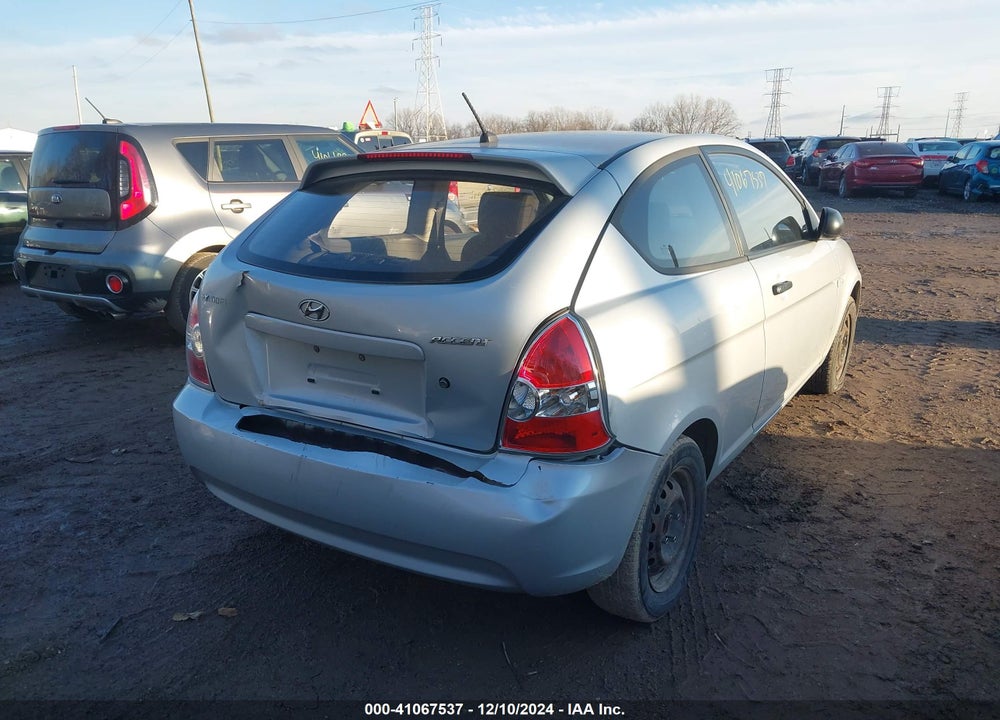 2011 HYUNDAI ACCENT GL VIN: KMHCM3ACXBU194278