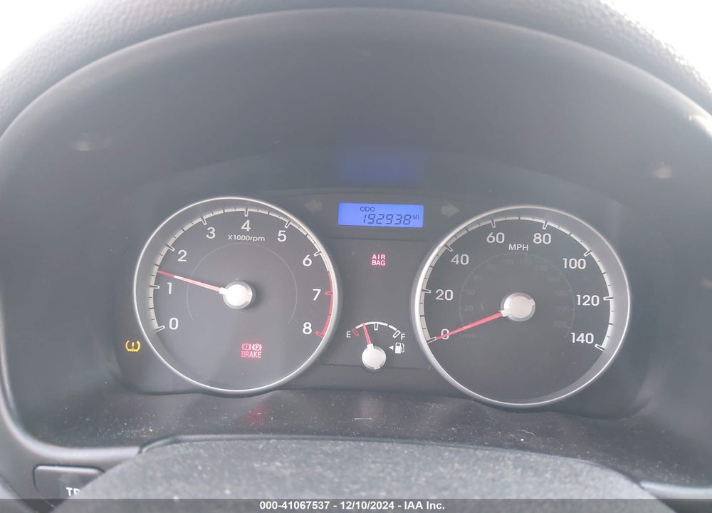 2011 HYUNDAI ACCENT GL VIN: KMHCM3ACXBU194278