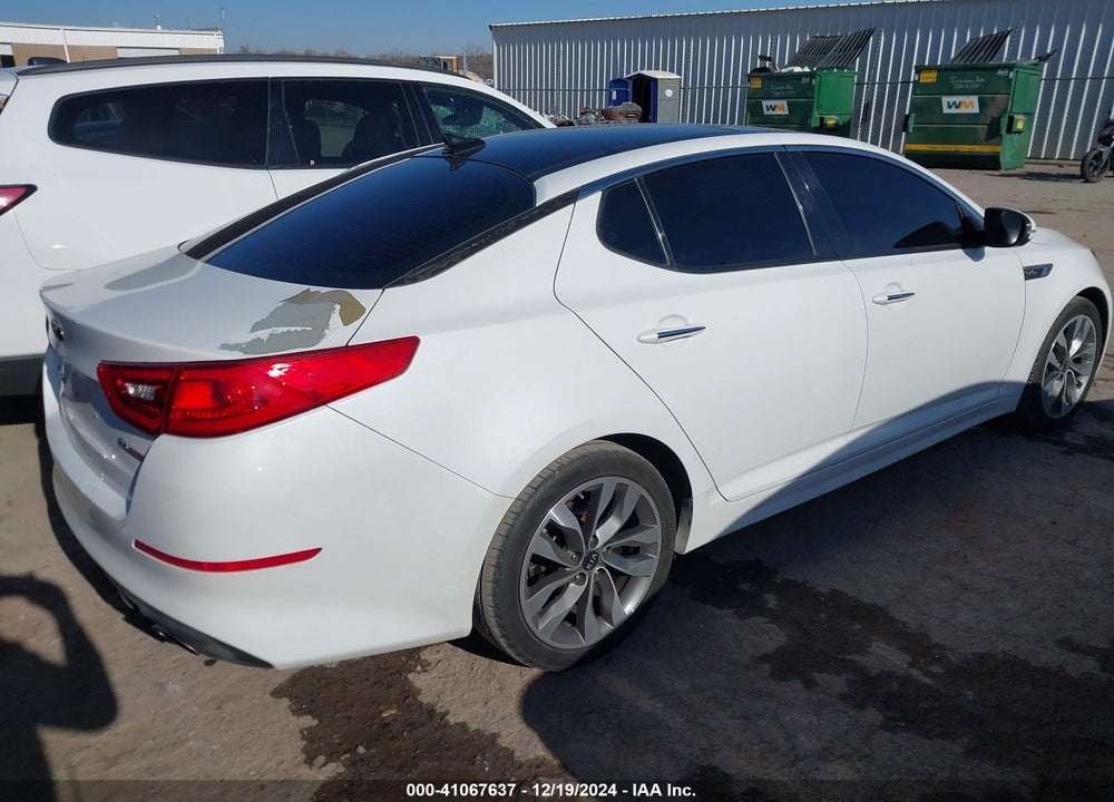2015 KIA OPTIMA VIN: 5XXGR4A66FG363585