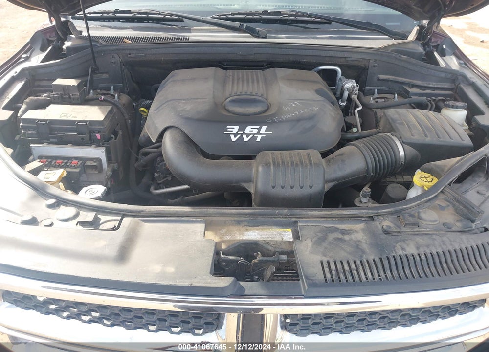 2012 DODGE DURANGO CREW VIN: 1C4RDHDG3CC320028